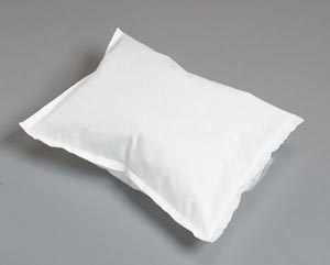 [51038] FlexAir® Large Disposable Pillow/ Patient Support, Non-Woven/ Poly, 19" x 12½", White, 50/cs