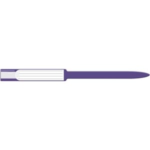 [8647C] Wristband, Adult, Insert, Self Adhesion, Sealing, Soft Vinyl, Custom Printed, Purple, 250/bx