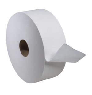 [12021502] Bath Tissue Roll, Jumbo, Advanced, White, 2-Ply, T1, 1600ft, 3.6" x 10", 6 rl/cs (40 cs/plt)
