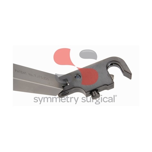 [59-0100] Ultra Instrument® Retractor, Side Loading Retractor, Transverse w/Double Hinge, 4 3/4in Rack