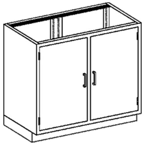 [2013235200] Blickman Industries Double Width Base Cabinet, SS