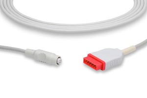 [IC-MQ-BB0] IBP Adapter Cable B, Braun Connector, GE Healthcare > Marquette Compatible w/ OEM: 22339301