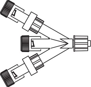 [472026] B Braun Anesthesia Tri-Connectors