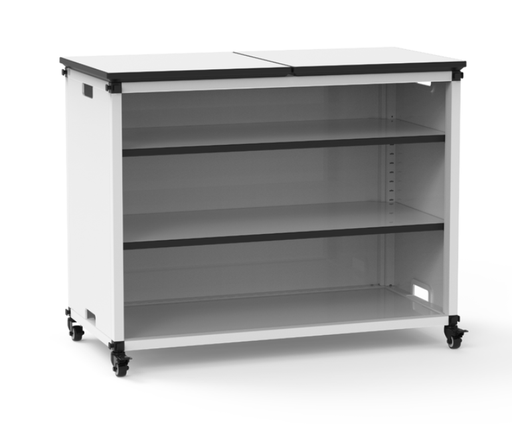 [MBSCB03] Luxor Modular Classroom Bookshelf, Wide Module w/Casters & Tabletop