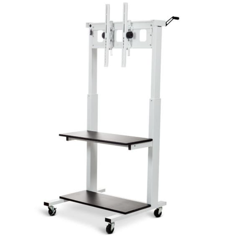 [CLCD] Luxor Crank Adjustable Flat Panel TV Cart