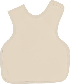 [26CBEIGE] X-Ray Apron, Child w/out Collar, Lead-lined, .3MM Thickness, 19-7/8 x 19-½, Beige