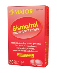 [700286] Bismatrol, Chewable Tablets, 30s, Compare to Pepto-Bismol®, NDC# 00904-1315-46