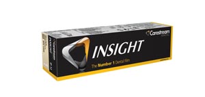 [8298929] INSIGHT Intraoral film, IB-31, Size 3, 1-film Bitewing-Paper Packets. 100/bx