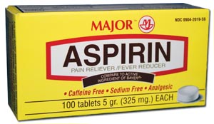 [700437] Aspirin, Film Coated, 325mg, 100s, Compare to Bayer®, NDC# 00536-1054-29