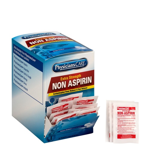 [90016-002] First Aid Only PhysiciansCare 500 mg Extra Strength Non-Aspirin Tablet, 100/Box