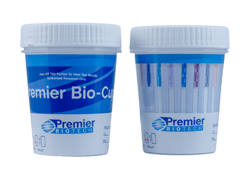 [PCA-12PXSLC] Premier Biotech, Bio-Cup, 12 Drug Panel, 25/bx