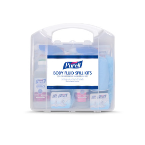 [3841-08-CLMS] PURELL Body Fluid Spill Kit, w/Clam Shell Case, 8/cs