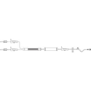 Admin Set, Y-Type, Drip Chamber, 170µ Blood Filter, Pump Chamber, 3 ...