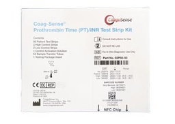 [03P56-50] PT/INR Test Strip Kit, Includes: (50) Patient Test Strips, (2) High and (2) Low Control Strips, (1) Control Activation Solution Vial, (54) Sample Transfer Tubes with Plungers, (1) Package Insert (Ships via Air)