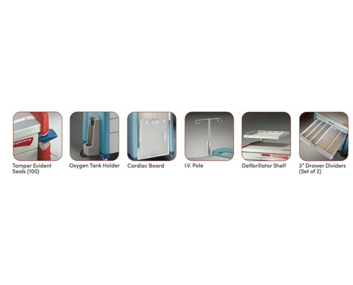 [AM-EM-ACCPK2] Capsa Avalo Medical Accessory Pack 2 for Emergency Medical Cart