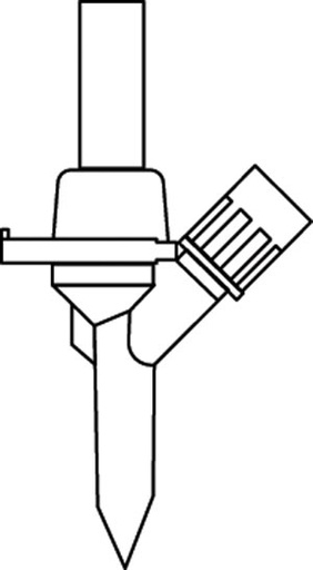 [412013] Standard Spike Dispensing Pin For Preparing & Dispensing Diluent or Additive From Multi-Dose Rubber-Stopper Vials, Utilizes a Bacterial Retentive Air-Venting Filter, DEHP & Latex Free (LF), 50/cs