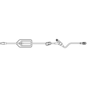 [473997] Filtered Extension Set, 1.2 Micron Filter, ULTRASITE Valve Injection Site 6" Above Distal End, SPIN-LOCK Connector, DEHP-Free, Latex Free (LF), 4.5mL Priming Volume, 16"L, 50/cs (Rx)