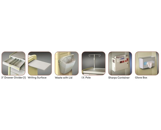 [AM-PT-ACCPK2] Capsa Avalo Medical Accessory Pack 2 for Procedure/Treatment Medical Cart