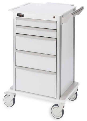 [CT203-0000] Bowman Wheeled 5 Drawer Storage Cart w/5" Casters