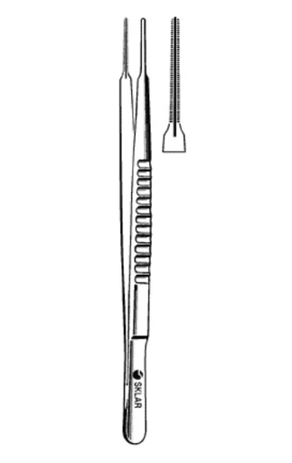 [52-6690] Sklar Cooley Vascular Tissue Forceps, 6"