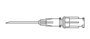[415042] Filter Needle II, Removable 5µ Filter, 19G x 1" Thinwall Needle For Withdrawal or Injection of Medication From Rubber-Stopper Vial, DEHP & Latex Free (LF), 100/cs