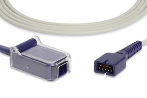 [E704-710] SpO2 Adapter Cable, 110cm, Covidien > Nellcor Compatible w/ OEM: 43803, 41251, 11110-000042, NXNE2626-4, NXNE400, B400-1011E-4, CB-A400-1011D4, CB-A400-1011E90