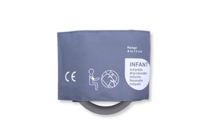 [10337] Reusable NIBP Cuff, Infant, Single Hose, 8 - 13cm, OEM: CU-US0814HP, 0683-15-0001-01, 989803104141, 989803147841, M1571A, M4552B, 989803150391, M4552B5, 002274