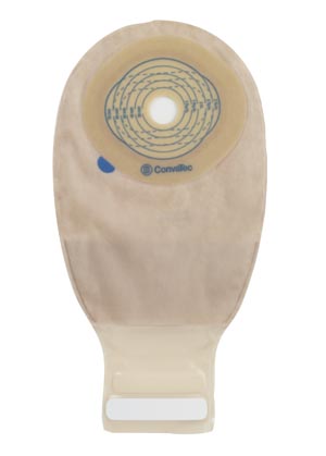 [416721] Drainable Pouch, 12", 1-Sided Comfort Panel, Cut-to-Fit Modified Stomahesive Skin Barrier, InvisiClose® Tail Closure, Transparent, 13/16" - 2 3/4" Stoma, 10/bx