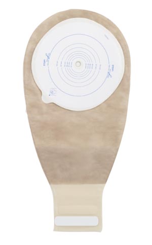 [416915] Drainable Pouch, 14", 1-Sided Comfort Panel, Cut-to-Fit Double-Layer Skin Barrier, InvisiClose® Tail Closure, Transparent, 3/8" - 4" Stoma, Non-Sterile, 10/bx