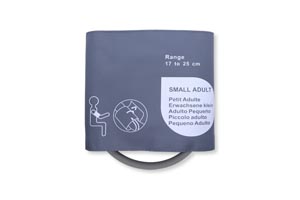 [10332] Reusable NIBP Cuff, Adult, Small Single Hose, 17 - 25cm, OEM: CU-US1826HP, 989803104161, 989803147861, M1573A, M4554B, 989803150411, M4554B5, 002276