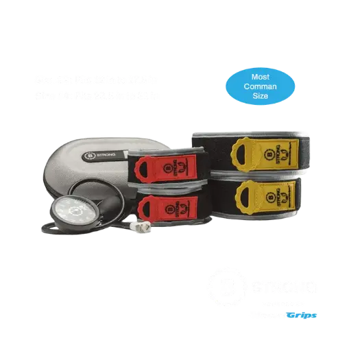 [PKG-00100-05] Individual Package Includes: 4 BFR Bands Total (1) Pair Each of Sizes 2 & 4, (1) Hand Pump, (1) Carrying Bag, (1) License to Bstrong's Guidance App