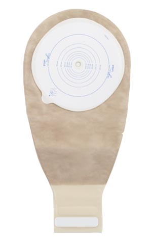 [416908] Drainable Pouch, 14", 1-Sided Comfort Panel, Cut-to-Fit Double-Layer Skin Barrier, InvisiClose® Tail Closure, Transparent, 3/8" - 4" Stoma, 10/bx