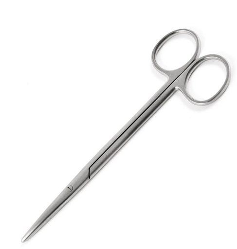[55-9180] Dissecting Scissors Sklar® Metzenbaum-Nelson, 8" Length, OR Grade, Stainless Steel, NonSterile, Finger Ring Handle, Straight Blunt Tip/Blunt Tip