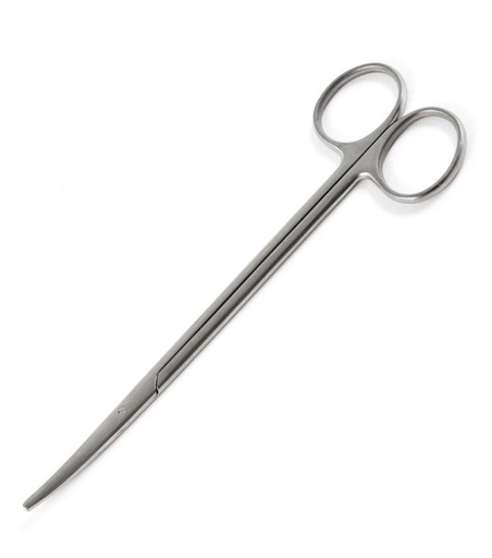 [97-354] Merit Metzenbaum-Nelson Bariatric Dissecting Scissors, 9", Blunt/Blunt, Straight, Smooth, Finger Rings, Stainless Steel, Reusable, Non-Sterile