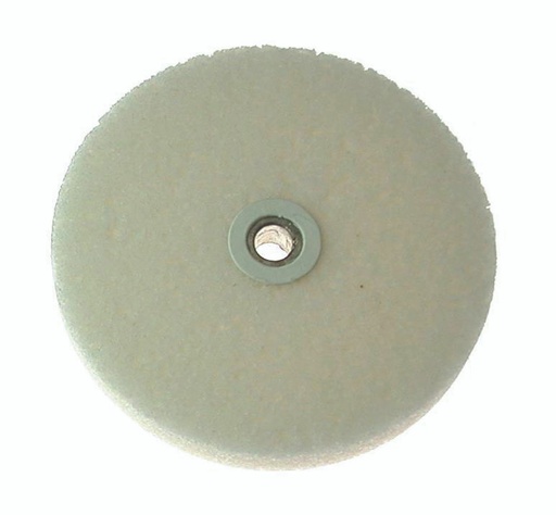 [16422] Acrylic Knock Down Wheel - White 3" X 3/8" X 1/4" (1)