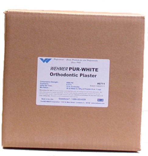 [6711] PUR-WHITE Plaster 50 lbs