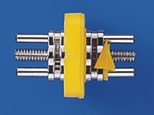 [16001] EXPANDERS - Stainless Steel - Skeleton Design - Micro 4mm (5 pack)