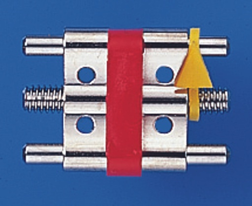 [16031] EXPANDERS - Stainless Steel - Skeleton Design - Arched 6mm (5 pack)