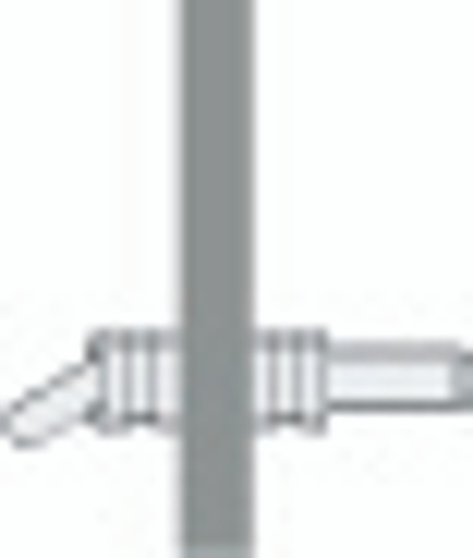 [16051] EXPANDERS - Stainless Pins - Angled Sectional DOWN - Micro 3mm (5 pack) 