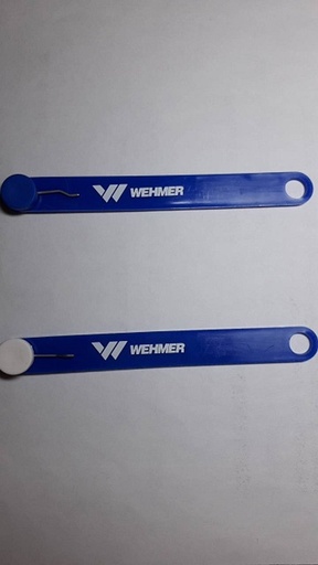 [16196RES] Safety Key for RES - blue/white (1)