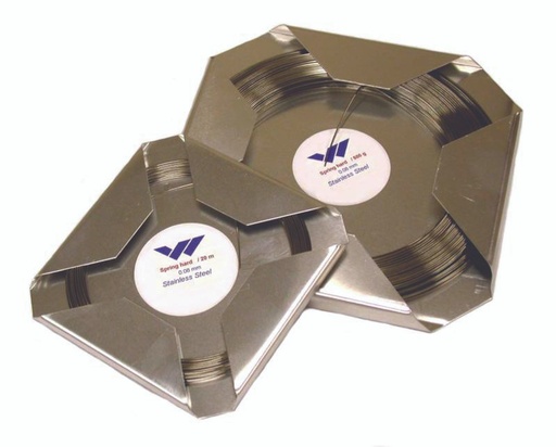 [16301] German Stainless Steel Wire - .028" Small Coil (30m)