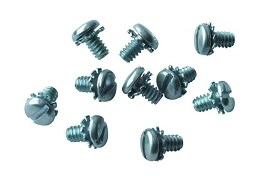 [9024] Screw, Slotted Pan Head, 6-32 x 1/4, Zinc; Pkg of 10