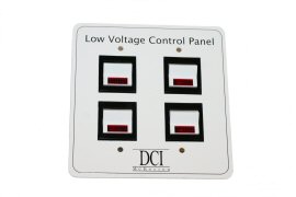 [2904] Low Voltage Control Panel, Quad Switch