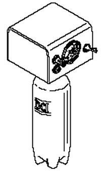[8181] Asepsis Self-Contained Standard Single Water System w/750 ml Bottle & Extra Bottle