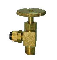 [0872] 1/4" Poly x 1/8" MPT Right Angle Needle Valve
