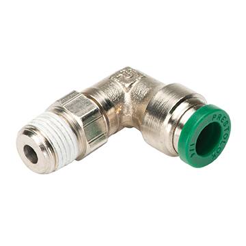 [9341] 1/8 NPT x 1/4 Push In Poly, Elbow