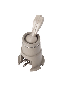 [6110] Foot Control Toggle Assy, 3-Way, Dark Surf, to fit A-dec, Midmark