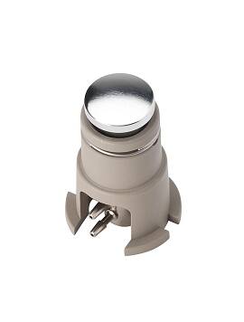 [6111] Foot Control Button Assy for Chip Blower, 2-Way, Dark Surf, to fit A-dec, Midmark