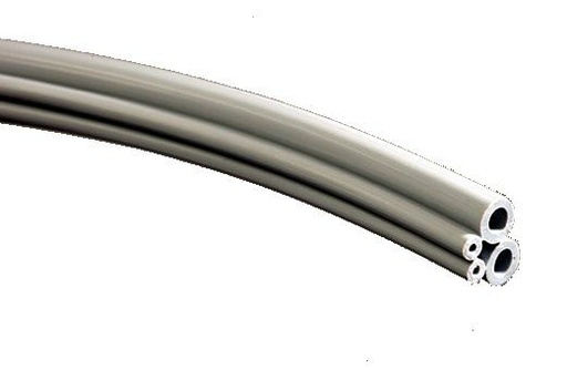 [423] FC Tubing, 4 Hole, Poly Gray