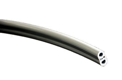 [253B] FC Tubing, 2 Hole, Poly Asepsis Gray; Box of 100ft